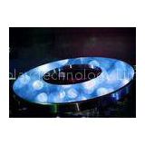 Round Circle LED Display Full Color , Weather Proof LED Stage Backdrop Screen