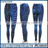 Wholesale Custom Polyester Spendex Dry Fit Brand Name Leggings, Women Fitness Legging Pants thumbnail-2