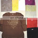 NEW 100 PCS EMBROIDERY LADIES TOPS