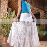 Casual long summer Skirt latest design cotton skirt wholesale skirt maxi skirt