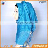 2018 Spring New Arrival Solid Color Print Scarf Hijab thumbnail-4
