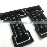 Cheap Custom Letters Applique Embroidery Chenille Towel Patch thumbnail-2
