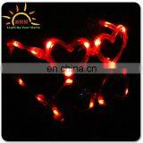 Heart Fashional Led Sunglasses for Party Had Passes CEand ROHS