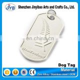 new zealand matt dog tag with leaf engraved