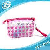 Coloured Transparent Promotional Gifts Waterproof Ziplock PVC Cosmetic Pouch thumbnail-4