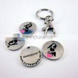 Metal Trolley Coin Keychain thumbnail-1