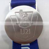Matte Silver Zinc Alloy Casting Medal Customized Premiere League Medal Commemorative Madal thumbnail-1