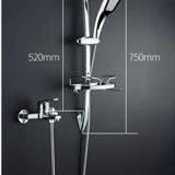 Simple Shower Spary Head Wall Mounted Bathroom Shower Set Mier Tap thumbnail-2