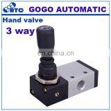 GOGO ATC 2 Position Pneumatic Manual 3 Way Valve TSV98321-M Port 1/8" BSP Hand Control Valve With Mechanical Lock thumbnail-2