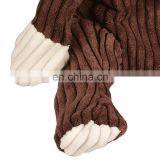 Wholesale Designer Hot Interactive Large Stuffed Plush Monkey Squeaker Pet Dog Toys thumbnail-4