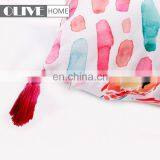 Factory Price Custom Design Printed Linen Fabric Soft Cover Outdoor Furniture Cushions thumbnail-4