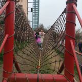 Outdoor Play Equipment Attractive Fun Swing Bridge for Outdoor Amusement Park
