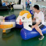 Airtight Inflatable Derby Race Horse Water Toys Inflatable Jumping Bouncy Horse thumbnail-3