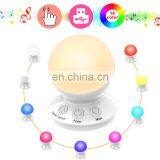 LED Multi Color Voice Sensor Baby Sleeping Night Light Soft Eye Protection With Usb Charging Light for Children thumbnail-4