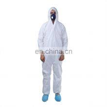 Safety Clothes Paint Spraying Powder Coating Industrial Disposable Type 5 6 Microporous Coverall thumbnail-1