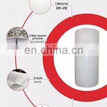 Breathable Waterproof PP+PE Microporous Laminate Film Non-woven Rolls for Coveralls Spunbond Polypropylene PP Non Woven Fabric thumbnail-2