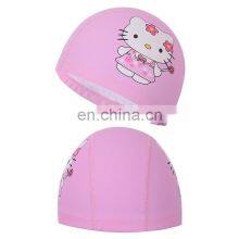 Cartoon Children Swimming Cap Pu Swimming Cap Waterproof Ear Protection Boys And Girls Diving Caps Comfortable thumbnail-2
