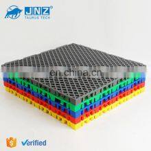 JNZ factory wholesale pvc anti slip sport flooring removable interlocking plastic garage floor tiles