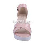 Italian Fashion Beautiful Design Women Shoes Colorful Strap Summer Wedge Sandals 2016 thumbnail-3