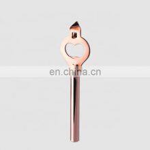 Factory Direct Rose Gold Multifonctional Can Copper Stainless Steel Hand Smart Tiny Beer Bottle Opener
