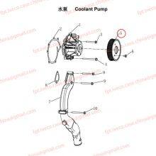 MAN D0836 Coolant Pump Pulley 06503-0384 thumbnail-1