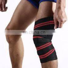 Elastic Breathable Knee Pain Relief Straps Support Wraps Gym Squat Lifting Knee Brace Compression Bandage Sleeve thumbnail-4