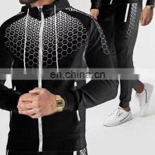 2022 New Fashion 100% Polyester Brand Custom High Quality Wholesale Men TRACKSUIT thumbnail-2