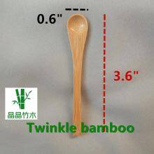 Twinkle Bamboo Wholesale 3.6inch Mini Bamboo Spoon Wholesale From China thumbnail-2
