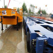Heavy Duty Low Platform Crawling All Over the Ground Wire Axle Semi-trailer thumbnail-2
