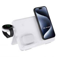 New Products 30w 3 in 1 Wireless Charger Magnetic Wireless Charger for Samsung Galaxy S24 Ultra thumbnail-1
