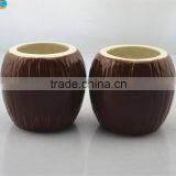 Unique Style Coco Shape Ceramic Tiki Mugs