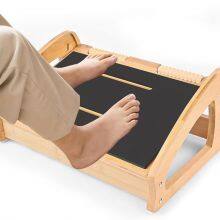 Wood Folding Foot Rest Footstool Bamboo Stool Adjustable Footrest Wooden Footstool