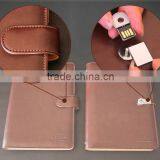 PU Soft Cover Notebook With USB Flash Disk thumbnail-5