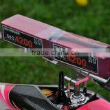 RC Helicopter Battery 5200mah 6s 12S for Sab, Helidirect, 70C RC LiPo Battery Pack, Hobby Heli Drone Battery With EC5 Connector thumbnail-2