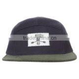 Leather Strap Closure Camping Hat / Made in Guangjia 5 Panel / Snapback Hat thumbnail-2