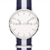 2016 Latest Vintage Nylon Strap Stainless Steel Men Watches Quality Choice thumbnail-3