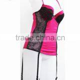 Sexy Lace Transparent Lingerie Nigntwear,pink Strappy Sexy Women Lingerie thumbnail-2