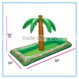 Inflatable palm tree cooler bucket, pvc advertising palm tree beer cooler