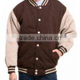 Baseball Cotton Fleece Varsity Jacket,custom Baseball Customized Fleece Varsity Jacket/bomber Streetwear Cotton Fleece Jacket thumbnail-6