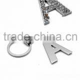 Trend Silver Plating Letter Crystal Keychain K0005 thumbnail-3