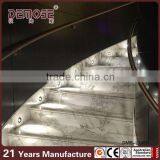 Indoor LED Glass Spiral Stairs