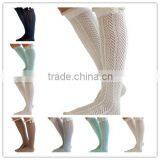 Black Friday Color Button Down Leg Warmers Lace Boot Cuff Socks Legwarmers Womens Knit Leggings at Stock thumbnail-6