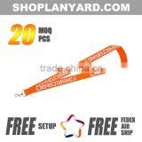 Polyester Lanyard With Silk Screen Printing Logo thumbnail-2