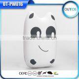 Popular 6600mah Cute Cartoon Power Bank With Customized Logo Free