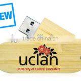New&Latest Design Wooen Swivel USB Flash Drive, Swivel USB Disk thumbnail-1