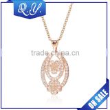 Rose Gold Plated Luxury Costume Jewelry in Necklace Wholesale