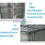 LC/S 1200K Used Glass Door Display Freezers Drink Milk Drug Fridge Solid Door Vertical Display Freezer thumbnail-4
