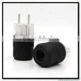 OEM/ODM Made Silver Plated Pure Copper European Hifi Power Audio Power Connectors thumbnail-3