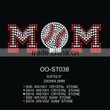 Popular In USA Baseball Mom Design Adhesive Stickers thumbnail-1