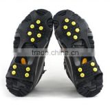 10 spikes Durable safty Anti-slip ice and snow shoes climbing crampons